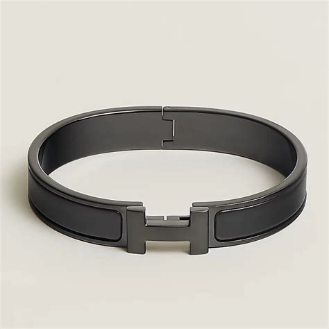 hermes leather bracelet women|hermes bracelet black and silver.